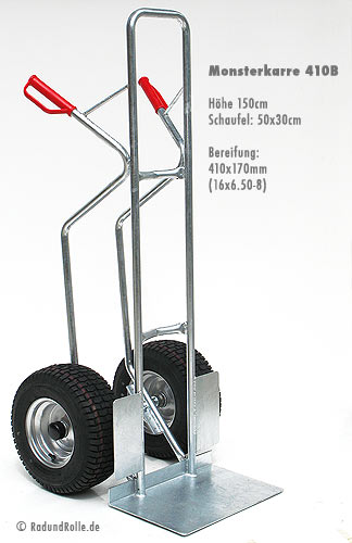 Stabile Gelände Schwerlast Sackkarre 410B
