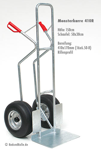 Stabile Gelände Schwerlast Sackkarre 410R