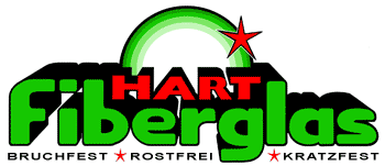 Schubkarre aus Hart-Fiberglas - Logo